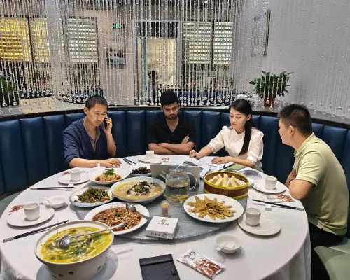 Customers Visiting