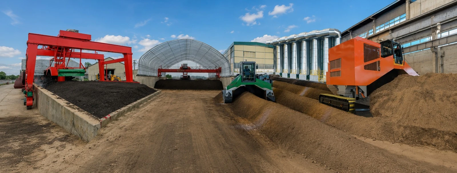 Crawler Compost Turner Crawler Compost Turner