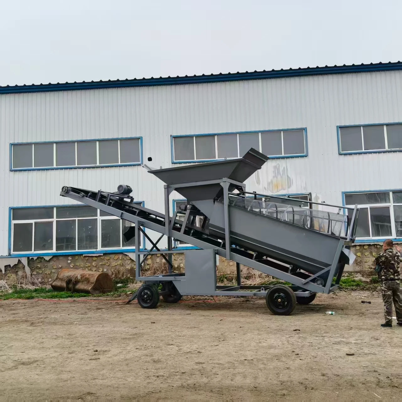 organic fertilizer screening machine