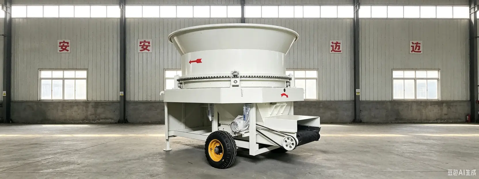 cow dung crusher machine 