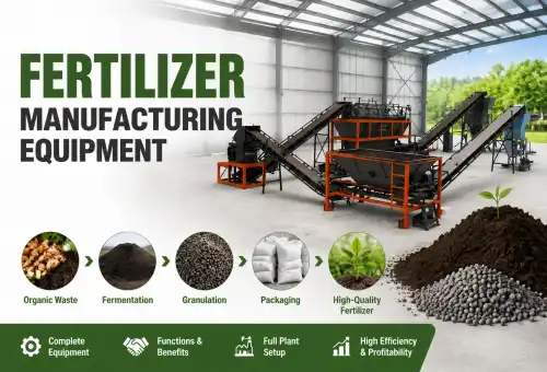 Fertilizer Manufacturing Equipment: List, Functions, and Complete Plant Setup Guide for Beginners